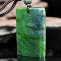 Jade Nothing Pendant Necklace #2284-2