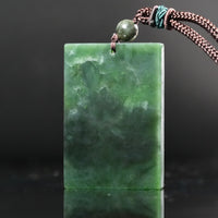 Jade Nothing Pendant Necklace #2284-3