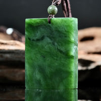 Jade Nothing Pendant Necklace #2284-5