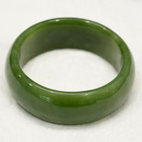 Wide Band Siberian Jade Bangle 62mm #2539