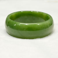 Wide Band Siberian Jade Bangle 62mm #2539