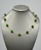 18k 10mm Siberian Jade Starry Necklace #2529