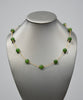 18k 10mm Siberian Jade Starry Necklace #2529