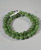 10mm Siberian Jade Beaded Necklace #2531