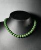 10mm Canadian Jade Beaded Necklace #2534