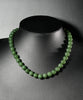 10mm Canadian Jade Beaded Necklace #2534