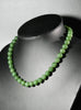 10mm Canadian Jade Beaded Necklace #2534