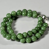 10mm Canadian Jade Beaded Necklace #2534