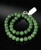 10mm Canadian Jade Beaded Necklace #2534