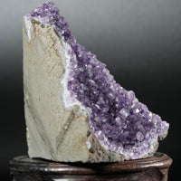 Amethyst Semi-Geode Base Cut (0.83 LB) #2600