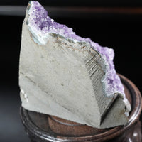 Amethyst Semi-Geode Base Cut (0.83 LB) #2600