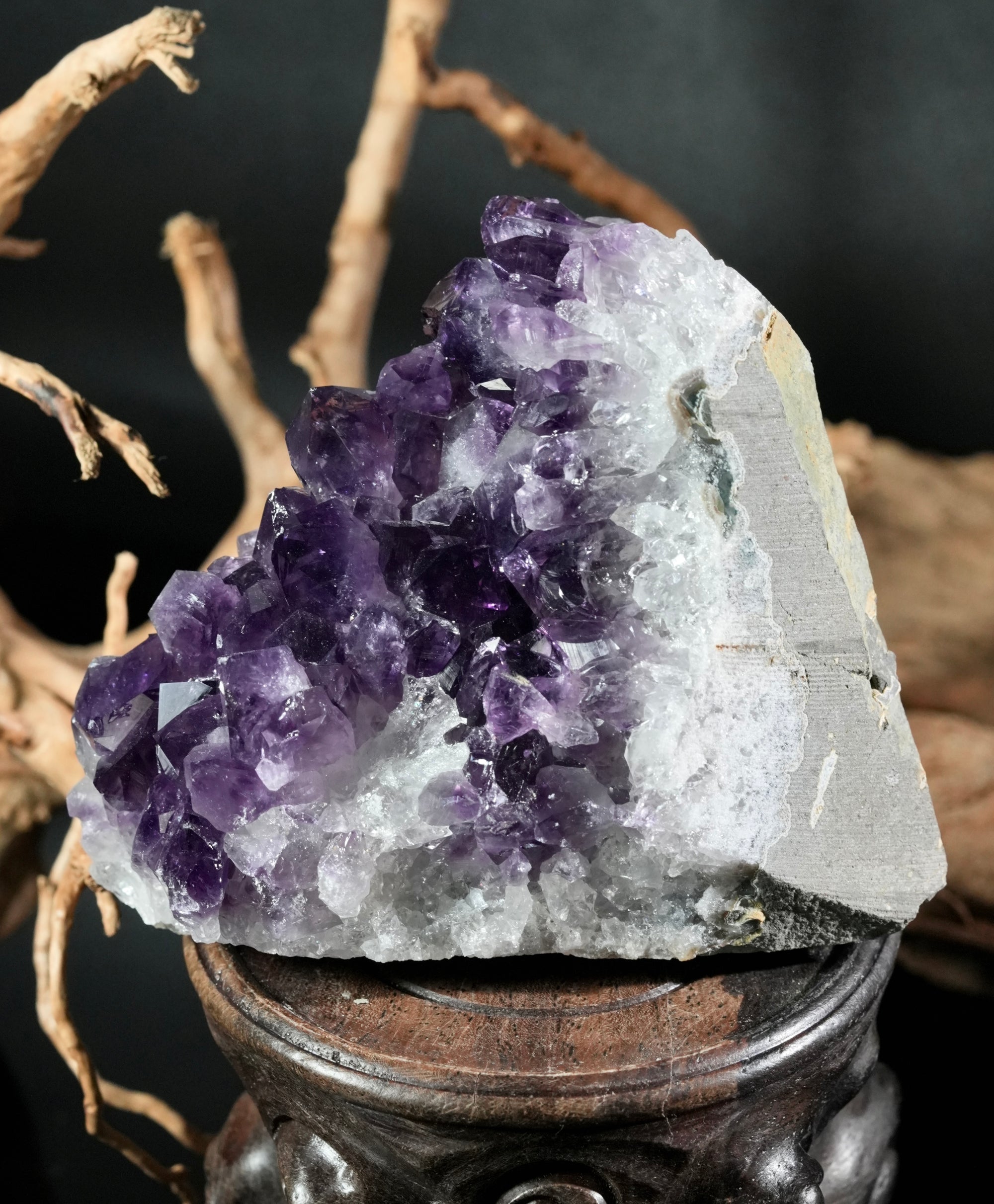 Amethyst Cluster Base Cut (1.1 LB) #2606