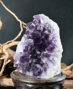 Amethyst Semi-Geode Base Cut (0.9 LB) #2605