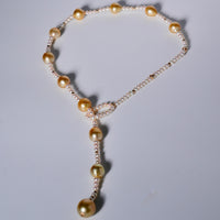 SALTSEA GOLD PEARL & FRESHWATER PEARL NECKLACE #1962