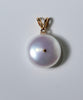 FRESHWATER BUTTON PEARL PENDANT #1941