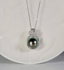 14k Tahitian Saltwater Pearl Pendant #2103