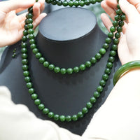 108 Jade Beaded Necklace #2588