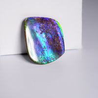 DOUBLE-SIDED FREEFORM AMMOLITE LOOSE GEMSTONE  #A370