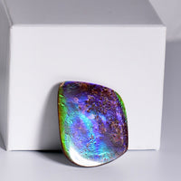 DOUBLE-SIDED FREEFORM AMMOLITE LOOSE GEMSTONE  #A370