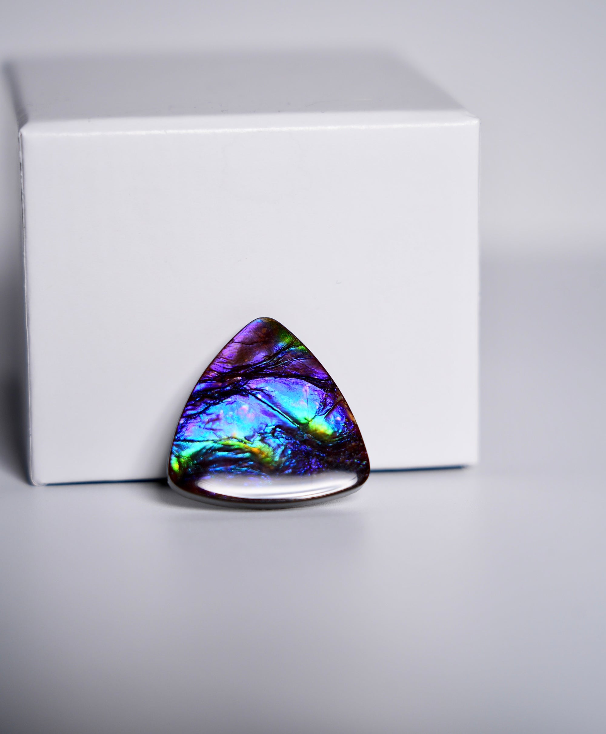 Triangle Ammolite Loose Gemstone #A356