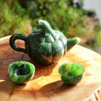 Pumpkin Teapot & Two Tea Cups Set #2116