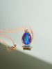 18k Waterdrop Ammolite Pendant #1971