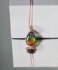 18k Waterdrop Ammolite Pendant #1972