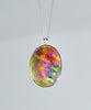 18k Oval Ammolite Pendant #1974