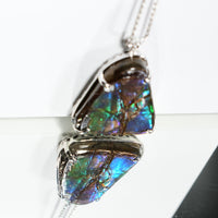 Freeform Ammolite Pendant #1982