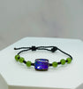 Jade & Ammolite Bracelet - Handcrafted Protection & Good Luck Talisman A｜#3271