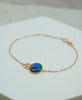 AAA Canadian Ammolite Gold Bracelet 18K|#5057