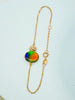 AAA Canadian Ammolite Gold Bracelet 18K|#5057