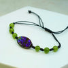 Ammolite & Jade Bracelet - Handcrafted Protection & Good Luck Talisman AA｜#3247
