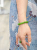 Natural Canadian Polar Nephrite Jade Beaded Bracelet - 10mm Imperial Green AAA+|#5064