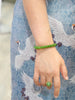 Jade Beaded Bracelet Apple Green Top Grade 8mm |#1339
