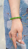 Natural Canadian Polar Nephrite Jade Beaded Bracelet - 10mm Imperial Green AAA+|#5064