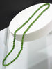 Natural Canadian Polar Nephrite Jade Beaded Necklace|108 Beads| 6mm AAA｜#5063