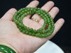 Natural Hetian Nephrite Jade Beaded Necklace|108 Beads| 6mm A|#2620