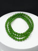 Natural Hetian Nephrite Jade Beaded Necklace|108 Beads| Apple Green 8mm Top Grade｜#5070