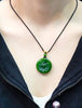 Canadian Polar Jade Pendant Lotus and Fish Pendant AAA Natural Jade|#5059