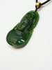 Canadian Polar Jade Guanyin Pendant AAA Natural Jade 42mm|#5061
