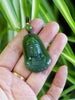 Canadian Polar Jade Guanyin Pendant AAA Natural Jade 42mm|#5062