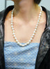 Freshwater Pearl Necklace 22" |High Luster Baroque Cultured Pearls |Sterling Silver Clasp | #5065