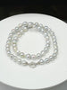 Japanese Baroque Akoya Saltwater Cultured Pearl Necklace (8-11mm) | Statement High Luster Strand 19" | 925 Sterling Silver Clasp | #5070