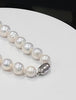Large Edison Freshwater Cultured Pearl Necklace (11-14mm) | Statement High Luster Strand 18.8" | 925 Sterling Silver Clasp | #5068