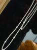 High luster white freshwater cultured rice pearls showing mirror reflections