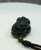 Natural Canadian Polar Nephrite Jade Pixiu Pendant – Hand-Carved Pi Yao Wealth Amulet #2441