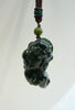 Natural Canadian Polar Nephrite Jade Pixiu Pendant – Hand-Carved Pi Yao Wealth Amulet #2441