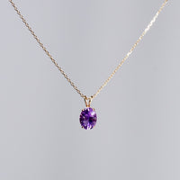 14K AMETHYST PENDANT #2019