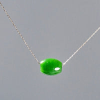 18k Canadian Jade Lucky Necklace #1798